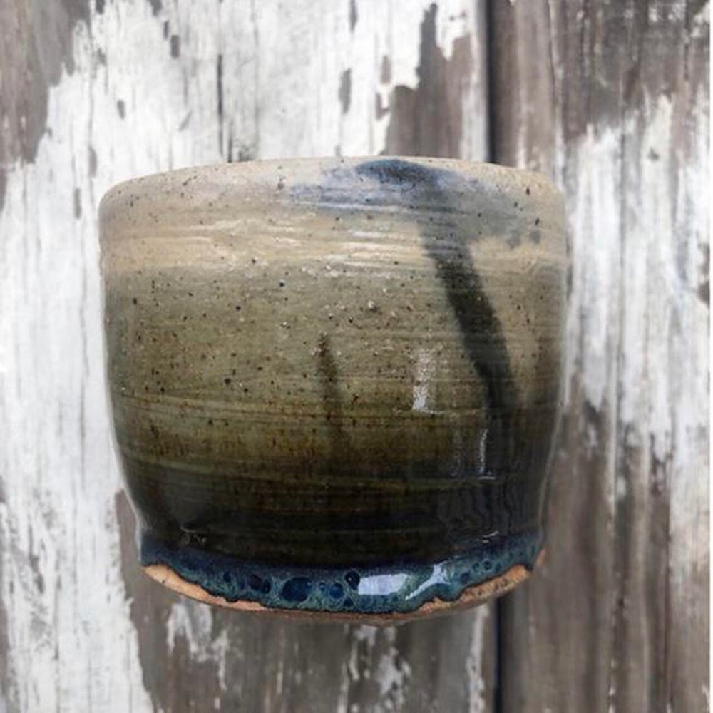 I hand-sculpted this glazed ceramic piece!
